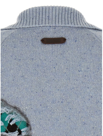Кардиган MOSCHINO 'Distressed Argyle' (A090154001331) #