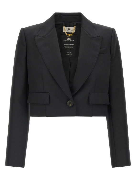 Жакет ELISABETTA FRANCHI Cropped blazer (GI29167E2110) #1