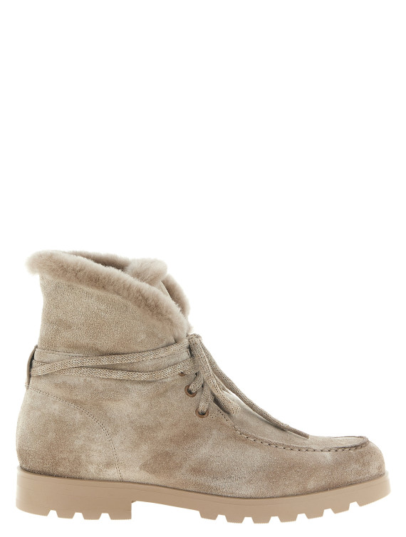 Ботильоны SANTONI Suede ankle boots (WTDR71048TGRAPFRM45) #1