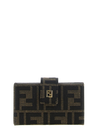 Кошелёк FENDI FF jacquard cardholder