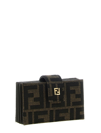 Кошелёк FENDI FF jacquard cardholder (8M0591B17AF14YN) #