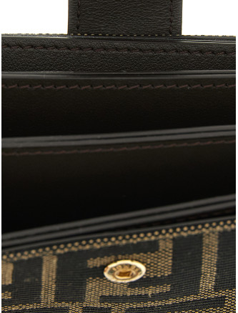 Кошелёк FENDI FF jacquard cardholder (8M0591B17AF14YN) #