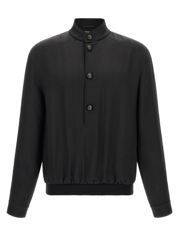 Свитшот ZEGNA Mulberry silk sweatshirt (402614A49SS5O4100) #1