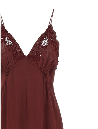 Платье макси TWIN SET Envers satin dress (262TT217100020) #
