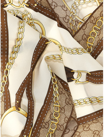 Шарф GUCCI Silk scarf twill (8749763G0059965) #
