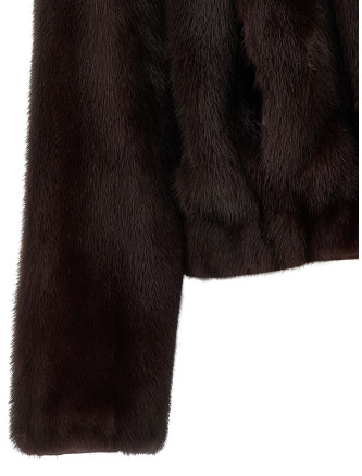Шуба ARMY YVES SALOMON Reversible fur (27W26WFV03357VIRVB3333) #