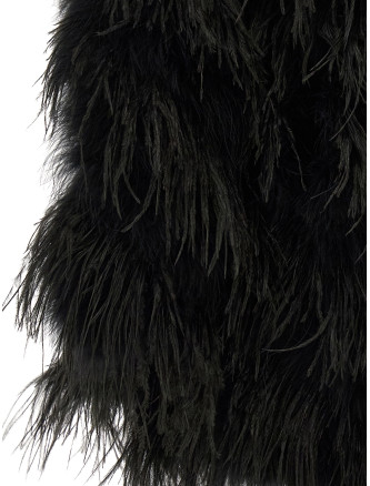Шуба YVES SALOMON Feather caban (27W26EYM30585PLMAC99) #