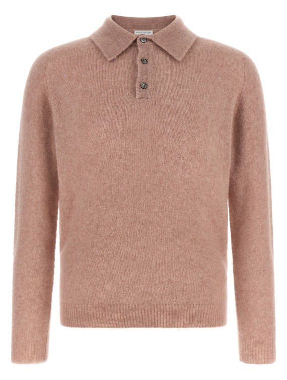 Поло ROBERTO COLLINA Cashmere and silk polo shirt (263MYB3200430) #1