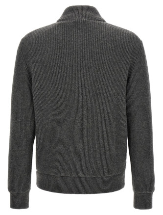 Куртка BRUNELLO CUCINELLI Suede and wool jacket (MPCLF1955CWP86) #