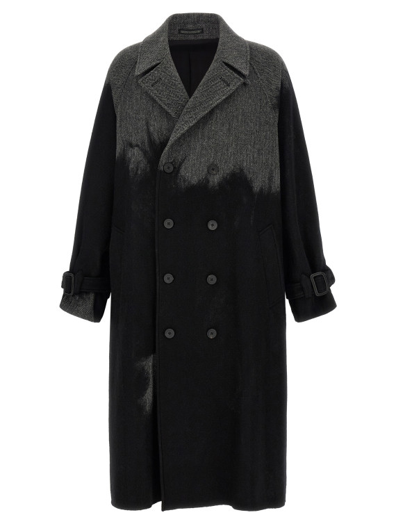 Пальто YOHJI YAMAMOTO Shaded coat (HWC091431) #1