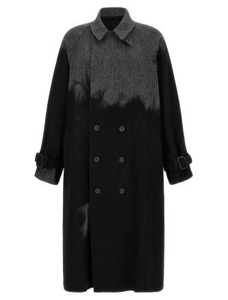 Пальто YOHJI YAMAMOTO Shaded coat (HWC091431) #