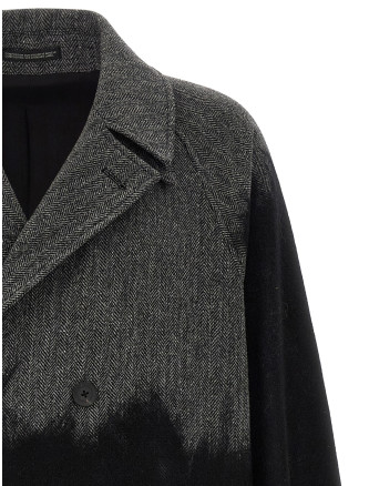 Пальто YOHJI YAMAMOTO Shaded coat (HWC091431) #