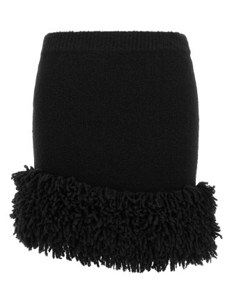Мини-юбка LOEWE Asymmetrical hem skirt