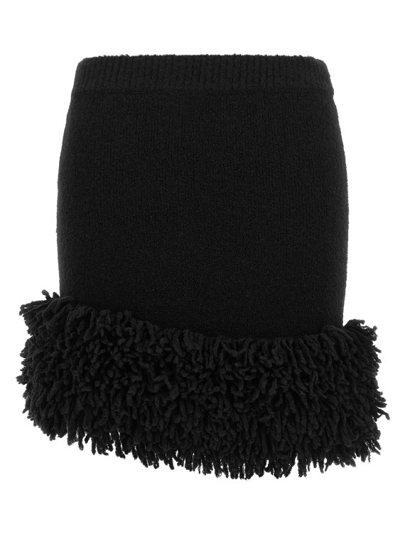 Мини-юбка LOEWE Asymmetrical hem skirt (S540Y1LK231100) #1