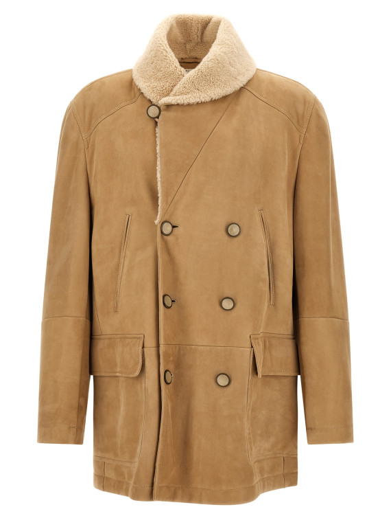 Куртка BRUNELLO CUCINELLI Caban shearling Curly (MPMCU2091C9876) #1