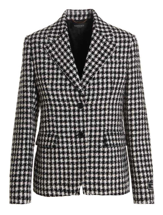 Жакет VERSACE Tweed wool blazer jacket (10070691A053342W020) #1
