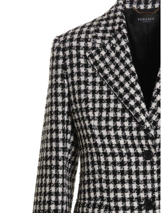 Жакет VERSACE Tweed wool blazer jacket (10070691A053342W020) #