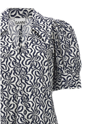 Платье GANNI Printed dress (F8857135) #