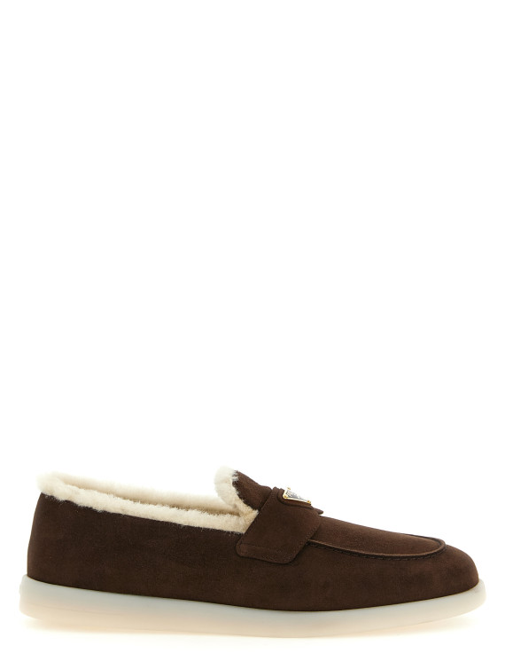 Лоферы PRADA Suede loafers (1D222NFZB253ZKPF0003) #1