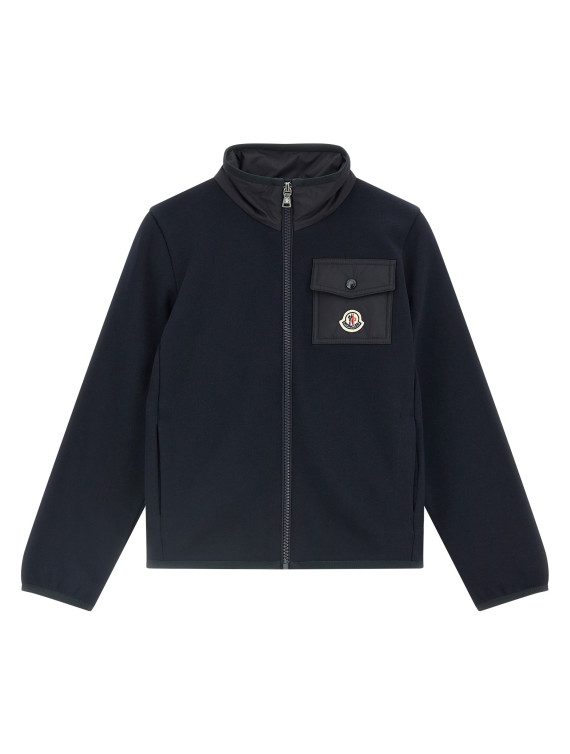Свитшот MONCLER ENFANT Logo patch sweatshirt (L29548G00030899PS778) #1