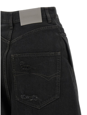 Джинсы BALENCIAGA Barrel leg jeans (A0095FTBP478975) #
