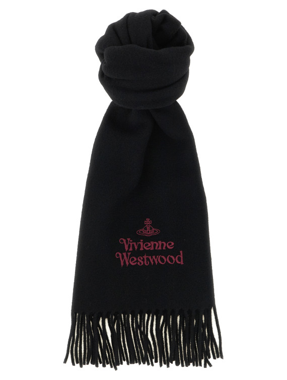 Шарф VIVIENNE WESTWOOD Logo embroidery scarf (81030007W00Q7AACN401) #1