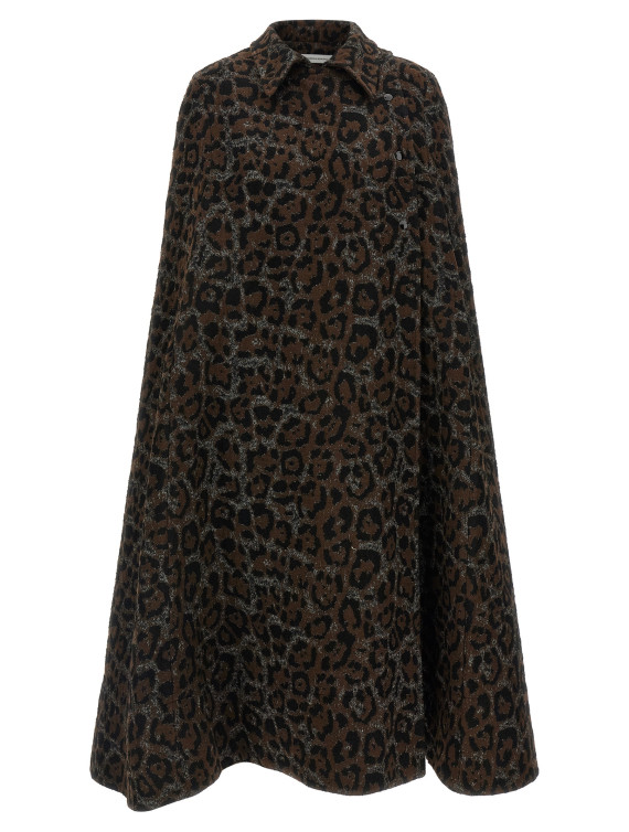 Накидка FEDERICA BONIFACI 'Leopard' (KA064BROWNLEOPARD) #1