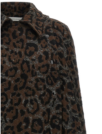 Накидка FEDERICA BONIFACI 'Leopard' (KA064BROWNLEOPARD) #