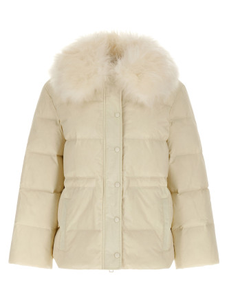 Пуховик ARMY YVES SALOMON Fur insert down jacket