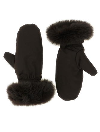 Пуховик YVES SALOMON Flannel down jacket with mittens (27W25WYV09066WO2WA2300) #