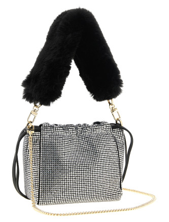 Сумка PINKO Rhinestone bucket bag (107635A3M9Z99Y) #