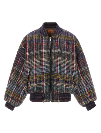 Куртка MISSONI Check pattern bomber jacket