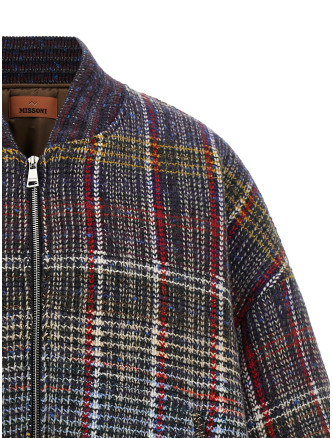 Куртка MISSONI Check pattern bomber jacket (DS26WC0LBC006KSMSQX) #