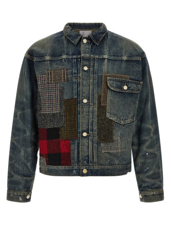 Куртка JUNYA WATANABE Patchwork denim jacket