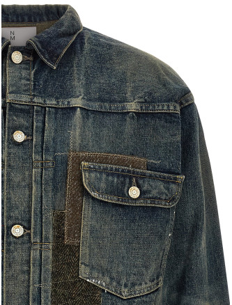 Куртка JUNYA WATANABE Patchwork denim jacket (WRJ9151) #
