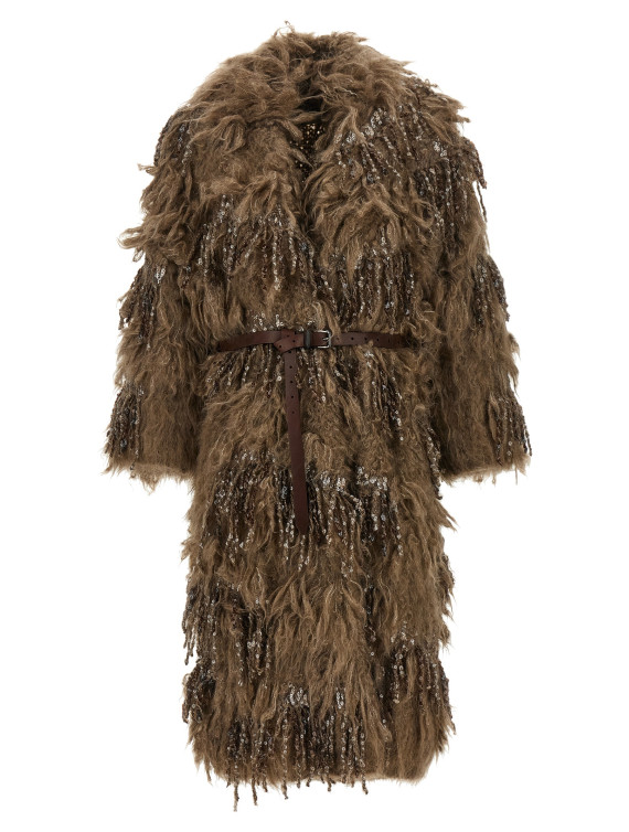 Пальто BRUNELLO CUCINELLI 'Dazzling Moss Embroidery' (M1U351306C9176) #1