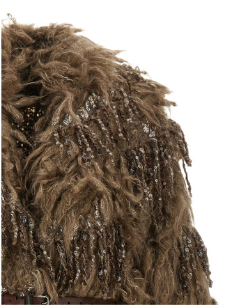 Пальто BRUNELLO CUCINELLI 'Dazzling Moss Embroidery' (M1U351306C9176) #