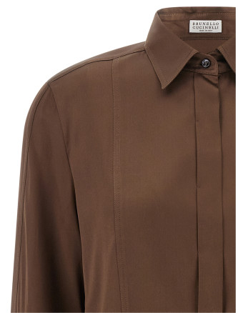 Рубашка BRUNELLO CUCINELLI Stretch silk satin shirt (M0C59NR516C4280) #