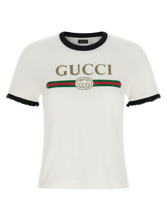Футболка GUCCI 'Gucci Web' 'Incrocio GG' (865051XJHT39066) #1