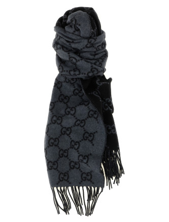 GG double-face scarf