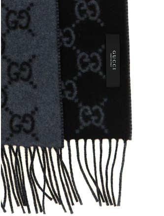 Шарф GUCCI GG double-face scarf (8123174GABX1260) #
