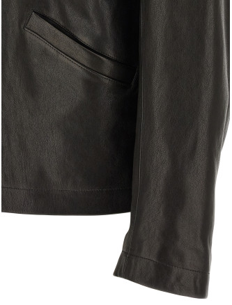 Куртка LEMAIRE Leather jacket (OW1272LL0242BK999) #