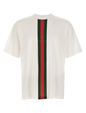 Gucci 'Nastro Web' T-shirt and emblem