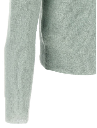 Поло AURALEE 'Baby Suri Alpaca Sheer' (A26AP02AKDUSTYMINT) #