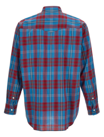 Рубашка AURALEE Check shirt (A26AS01KCBLUECHECK) #