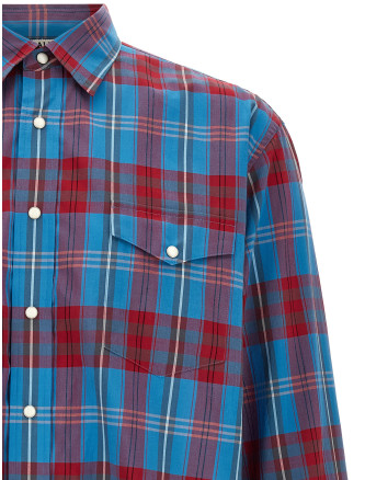 Рубашка AURALEE Check shirt (A26AS01KCBLUECHECK) #
