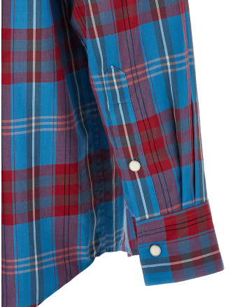 Рубашка AURALEE Check shirt (A26AS01KCBLUECHECK) #