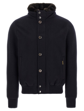 'Levion' wool and cashmere bomber jacket