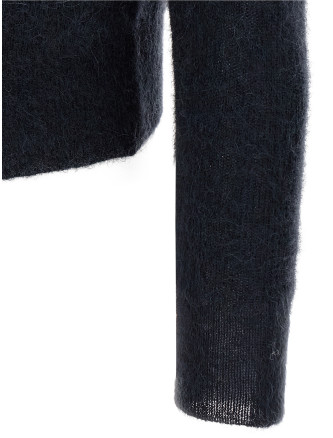 Поло AURALEE 'Baby Suri Alpaca Sheer' (A26AP02AKNAVY) #