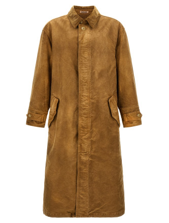 Moleskin cotton coat